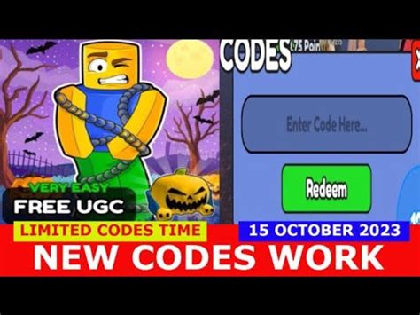 ugc don't move codes
